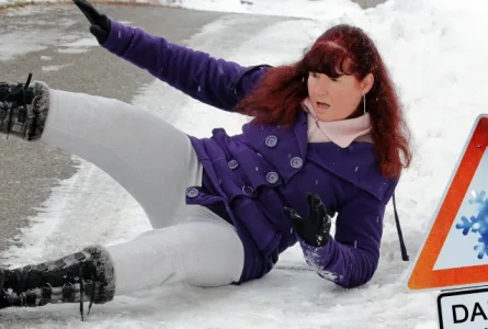 How can I avoid slipping and falling this winter?