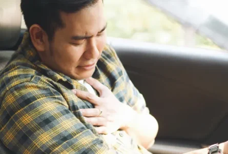 Heart attack causes accident