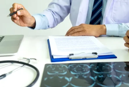 Can car crashes cause medical conditions?